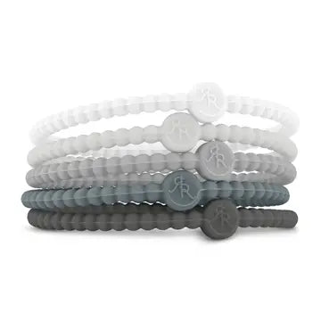 Cutie Bracelet Stack in Alloy - Large - by Ryan & Rose