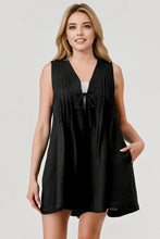 Load image into Gallery viewer, Emmy Pleated Romper - Black