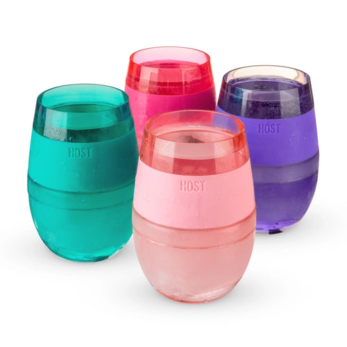Wine Freeze Insulated Cooling Cups - Tinted
