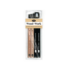 Load image into Gallery viewer, Snifty Wood + Work Carpenter Pencils &amp; Sharpener Set