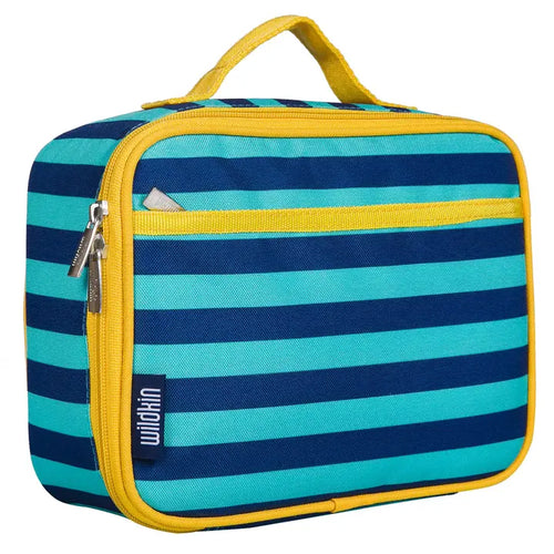 Kid's Lunch Box - Blue Stripes
