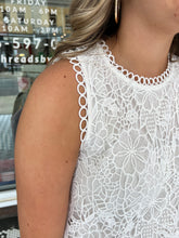 Load image into Gallery viewer, Wishes White Eyelet Dress