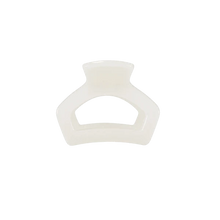 Load image into Gallery viewer, Petite Teleties Open Hair Clip - Coconut White