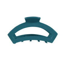 Load image into Gallery viewer, Medium Teleties Open Hair Clip - Teal With It