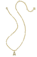 Load image into Gallery viewer, Bubble Letter Pendant Necklace in Gold by Kendra Scott