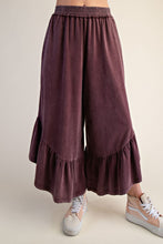 Load image into Gallery viewer, Ruffle Bottom Pant - Mulberry