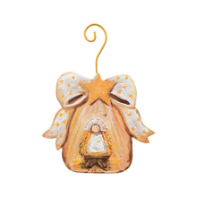 Load image into Gallery viewer, RTC Gold Bow Manger &amp; Baby Jesus Ornament