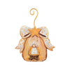 RTC Gold Bow Manger & Baby Jesus Ornament