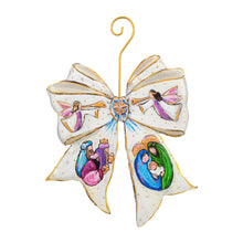 Load image into Gallery viewer, RTC Glory Bow Holy Family Ornament