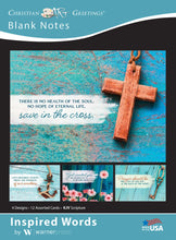 Load image into Gallery viewer, Christian Greetings Boxed Cards - Blank Notes - Inspired Words