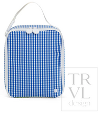 Load image into Gallery viewer, TRVL Design - Lunch Box Insulated Lunch Bag - Patch Blue
