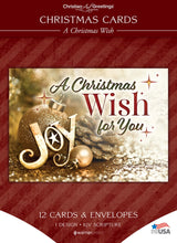Load image into Gallery viewer, Christian Greetings Boxed Cards - Christmas - A Christmas Wish