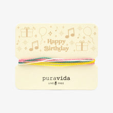 Load image into Gallery viewer, Pura Vida Bracelet Card - Happy Birthday