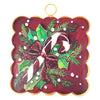 RTC Mini Art Scallop Burgundy Candy Cane