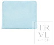 TRVL Design - Roadie Large Zip Pouch - Coated Canvas Lake Blue