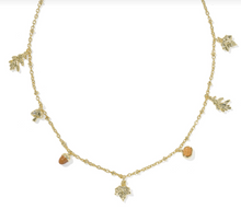 Load image into Gallery viewer, Kendra Scott Autumn Gold Charm Necklace- Multi Mix