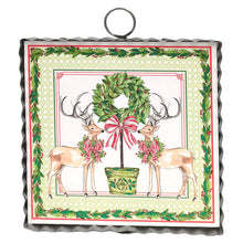 Load image into Gallery viewer, RTC Mini Art Traditional Tidings Deer &amp; Topiary