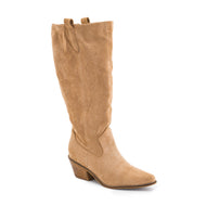 Corky’s City Slicker - Sand Faux Suede