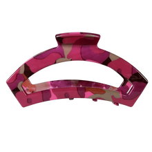 Load image into Gallery viewer, Large Teleties Open Hair Clip - Garden Glam