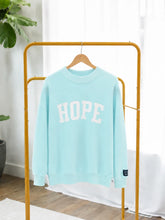 Load image into Gallery viewer, Word Warrior - Reversible Sweatshirt - Hope &amp; Redeemed - Mint