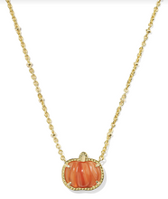 Load image into Gallery viewer, Kendra Scott Pumpkin Short Pendant Necklace - Gold