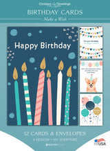 Load image into Gallery viewer, Christian Greetings Boxed Cards - Birthday - Make a Wish