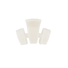 Load image into Gallery viewer, Petite Teleties Classic Claw Clip - Coconut White