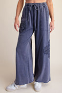 Blueberry Crochet Patch Pants