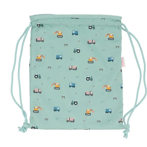 Kid's Drawstring Bag - Trucks