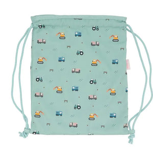 Kid's Drawstring Bag - Trucks