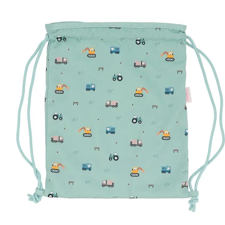 Kid's Drawstring Bag - Trucks