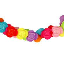 Load image into Gallery viewer, Vibrant Roses Flower Necklace &amp; Bracelet Set