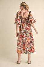 Load image into Gallery viewer, Opalite Bubble Sleeve Dress - Burgundy