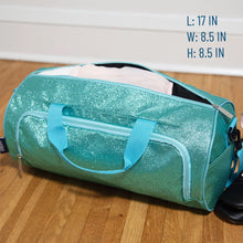 Load image into Gallery viewer, Kid&#39;s Dance Bag - Blue Glitter