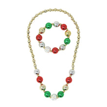 Load image into Gallery viewer, Festive Bauble Necklace &amp; Bracelet Set