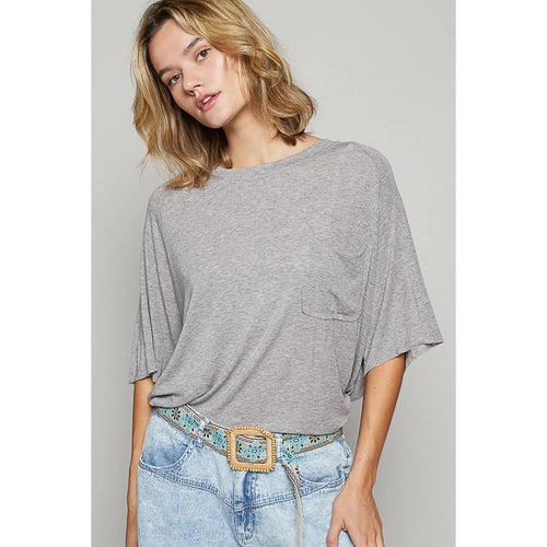 The Lany Top - Heather Grey