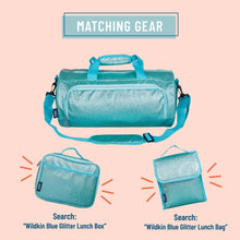 Load image into Gallery viewer, Kid&#39;s Dance Bag - Blue Glitter