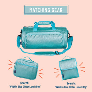 Kid's Dance Bag - Blue Glitter