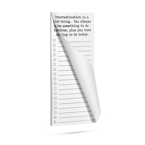 Procrastination List Pad