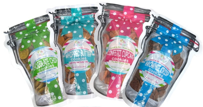 Oh, Sugar! Everyday Mason Jar Cookie Pouches