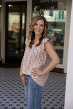 Load image into Gallery viewer, Sandy Sleeveless Ruffle Top
