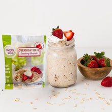Load image into Gallery viewer, Overnight Oats Single - Gluten Free Strawberry Shortcake