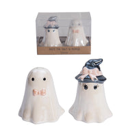 Bow Tie Ghost Salt & Pepper Shakers