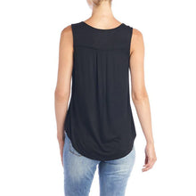 Load image into Gallery viewer, Erin Pleat Back Tank - Black