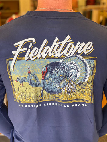 Fieldstone Gobbler Long Sleeve Tee - Navy