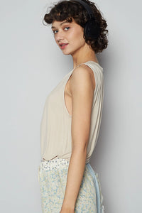 Everyday Henley Tank - Oatmeal