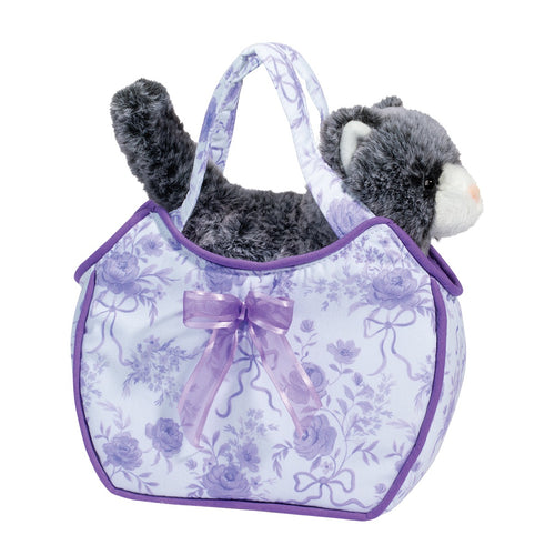 Fancy Flower Sassy Sak with Cat