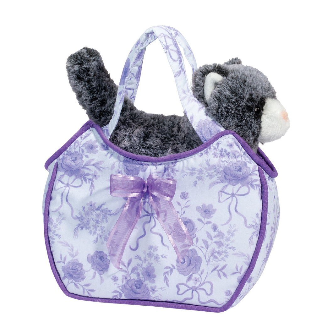 Fancy Flower Sassy Sak with Cat