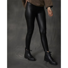 Load image into Gallery viewer, Alexi Faux Leather Legging - Black