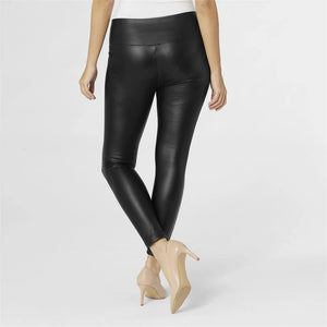 Alexi Faux Leather Legging - Black